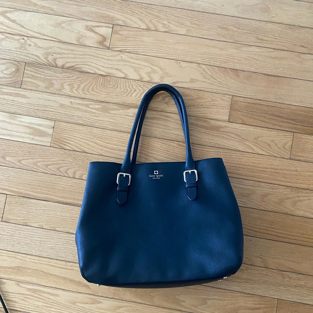 Kate Spade Black Leather Bag Large
